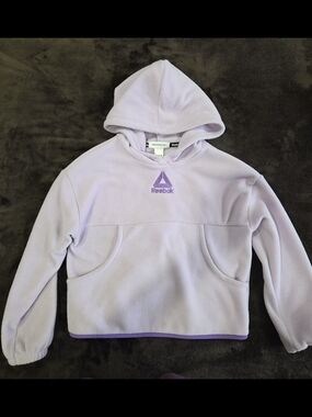 Reebok Girls Lavender Fleece Hoodie
